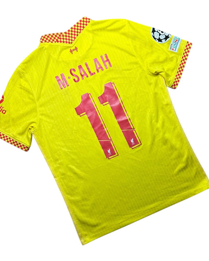 Liverpool Football Shirt 2021/2022 Third Salah 11 UCL (L)