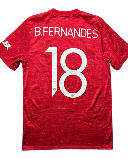 Manchester United Football Shirt Home 2020/2021 B.Fernandes 18 (M)