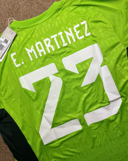Argentina Football Shirt 2022/2023 Goalkeeping World Cup Final E.Martinez 23 (XL)