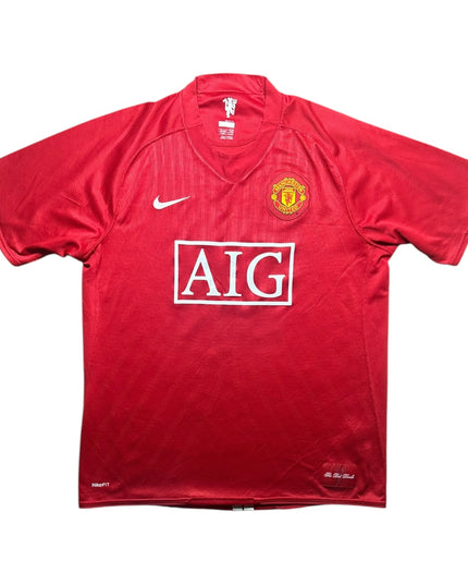 Manchester United Football Shirt 2007/2008 Home Rooney 10 (L)