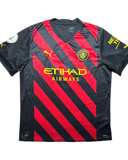 Manchester City Football Shirt 2022/2023 Away Haaland 9 (XL)