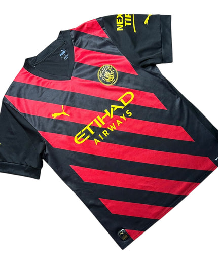 Manchester City Football Shirt 2022/2023 Away Haaland 9 (L)