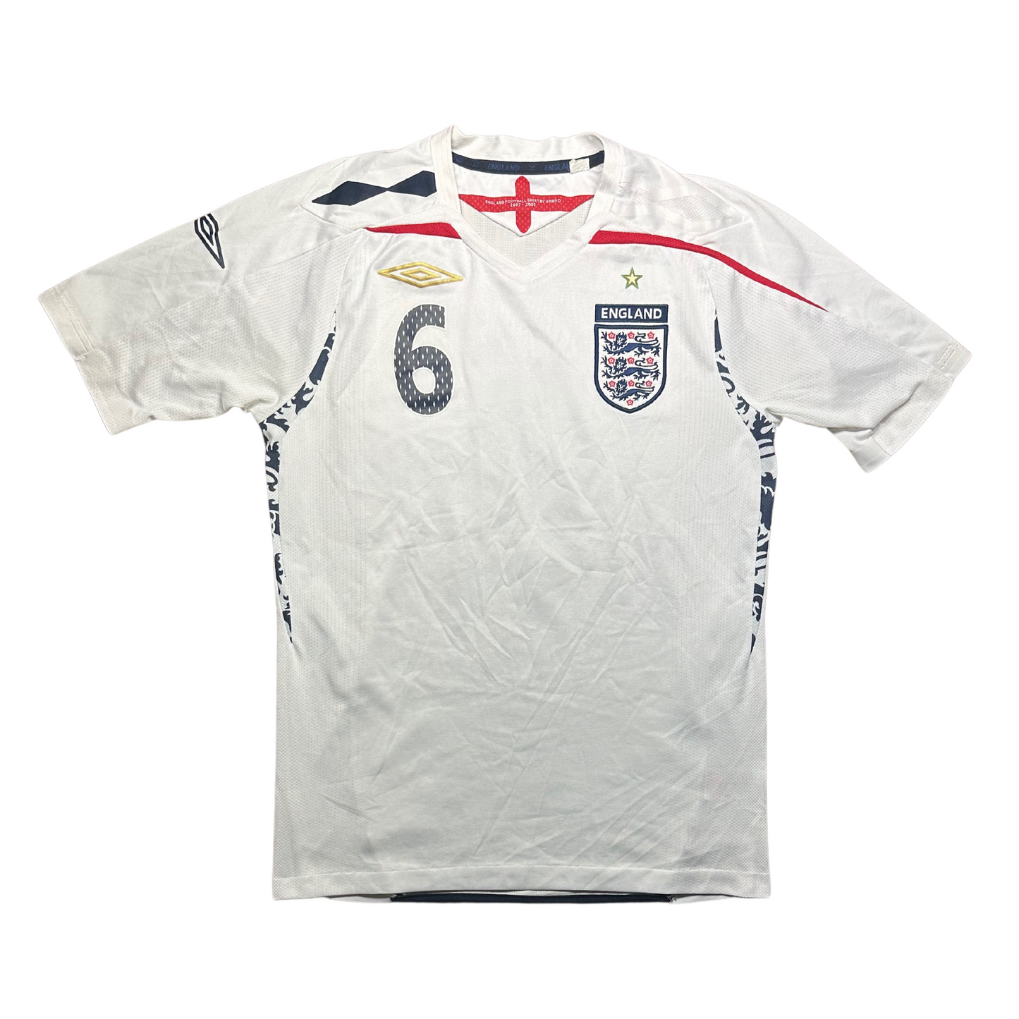 England 2008/2010 Home Football Shirt Terry (6)