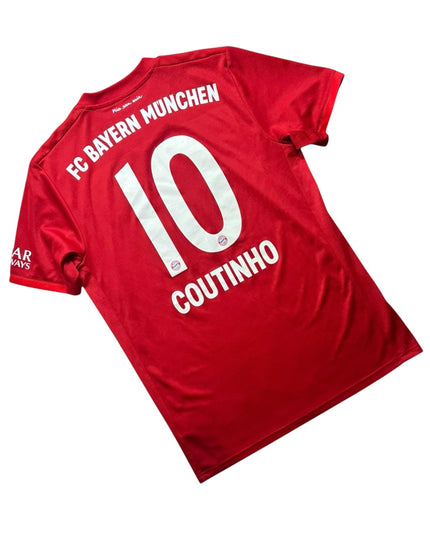 Bayern Munich 2019/2020 Home Football Shirt Coutinho 10 (M)