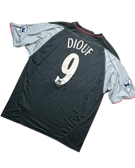 Liverpool Football Shirt 2003/2004 Third Diouf 9 (L)