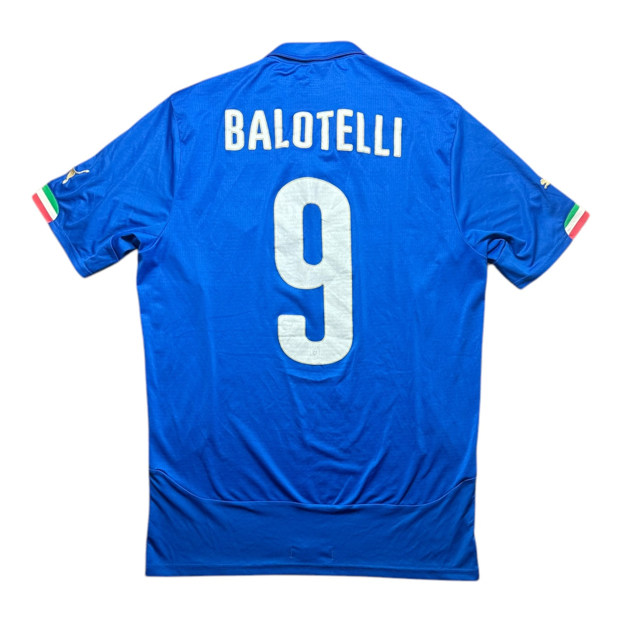 Italy Football Shirt 2014/2015 Home Balotelli 9 (L)