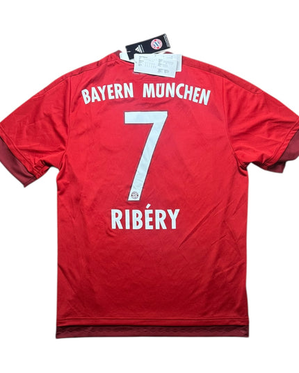Bayern Munich Football Shirt Home 2015/2016 Ribery 7 BNWT (M)