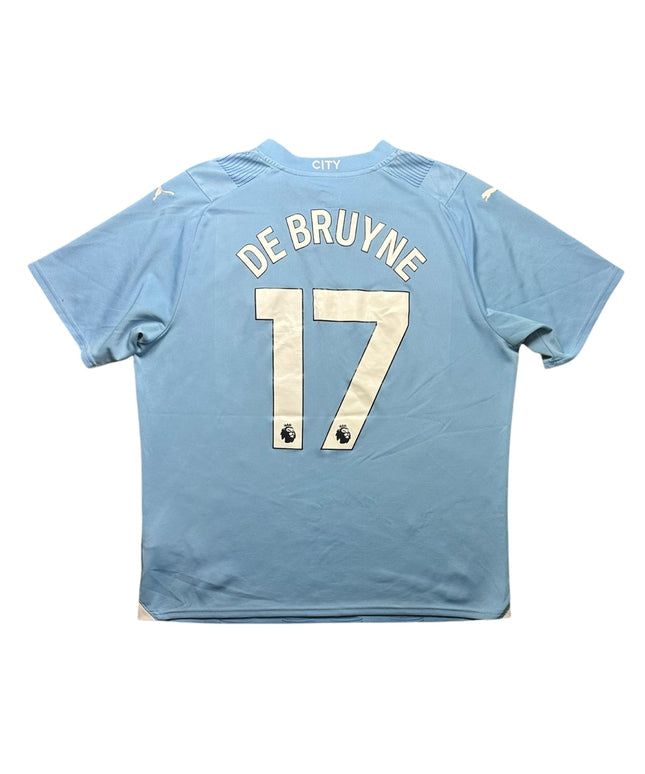 Manchester City Football Shirt Home 2023/2024 De Bruyne 17 (XL)