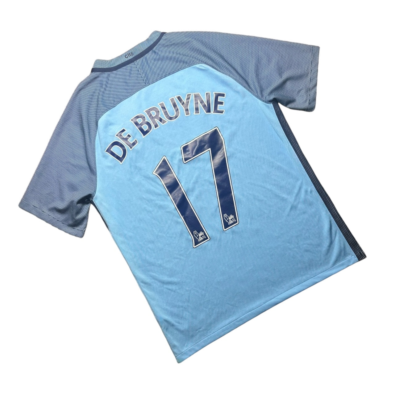 Manchester City 2017/2018 Home Football Shirt De Bruyne (17)