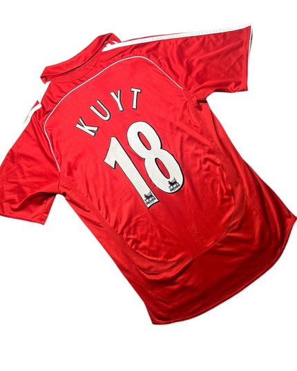 Liverpool Football Shirt 2006/2008 Home Kuyt 18 (M)