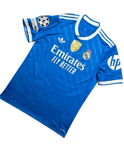 Real Madrid Football Shirt Third 2025/2026 Rudiger 22 UCL (M)
