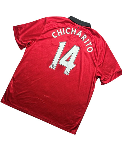 Manchester United Football Shirt 2013/2014 Home Chicharito 14 (XXL)
