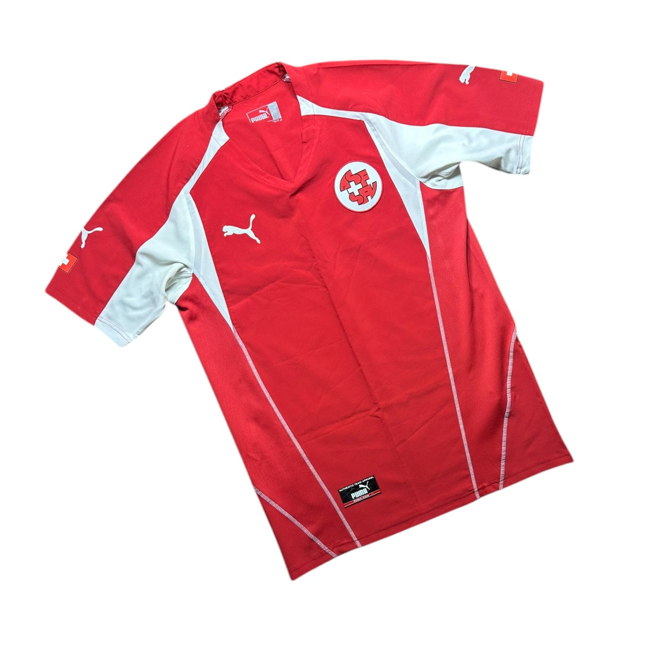 Switzerland Football Shirt 2004/2005 Home (M)