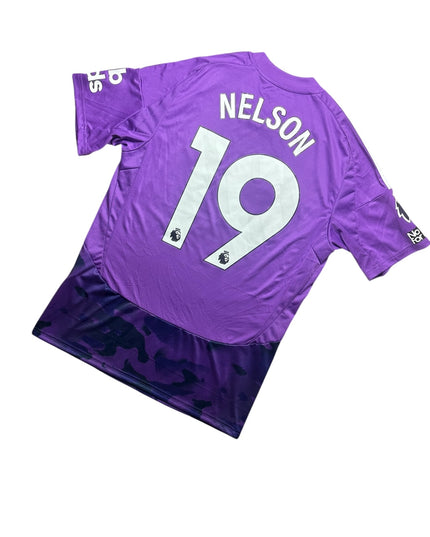 Fulham Football Shirt Third 2024/2025 Reiss Nelson 19 (M)