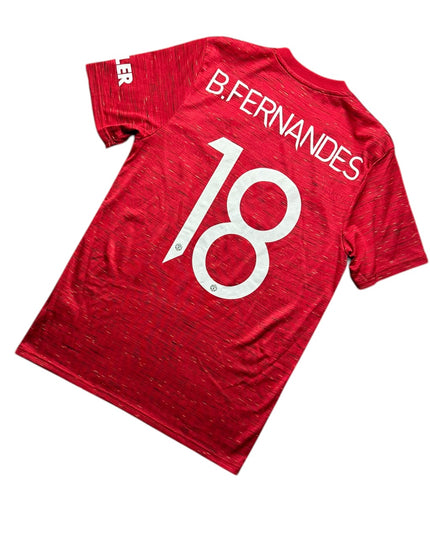 Manchester United Football Shirt Home 2020/2021 B.Fernandes 18 (M)
