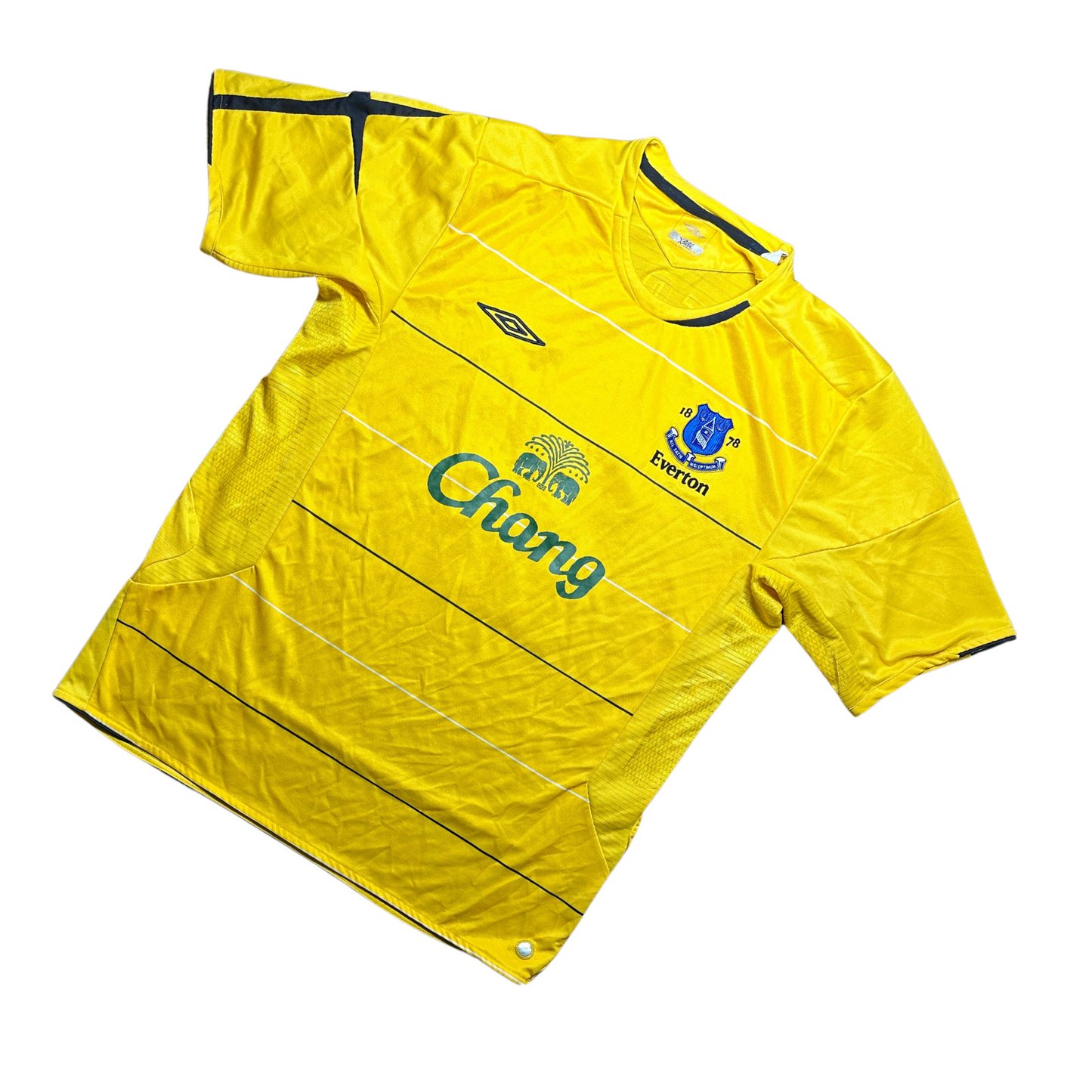 Everton 2005/2006 Third Football Shirt Van Der Meyde (27)