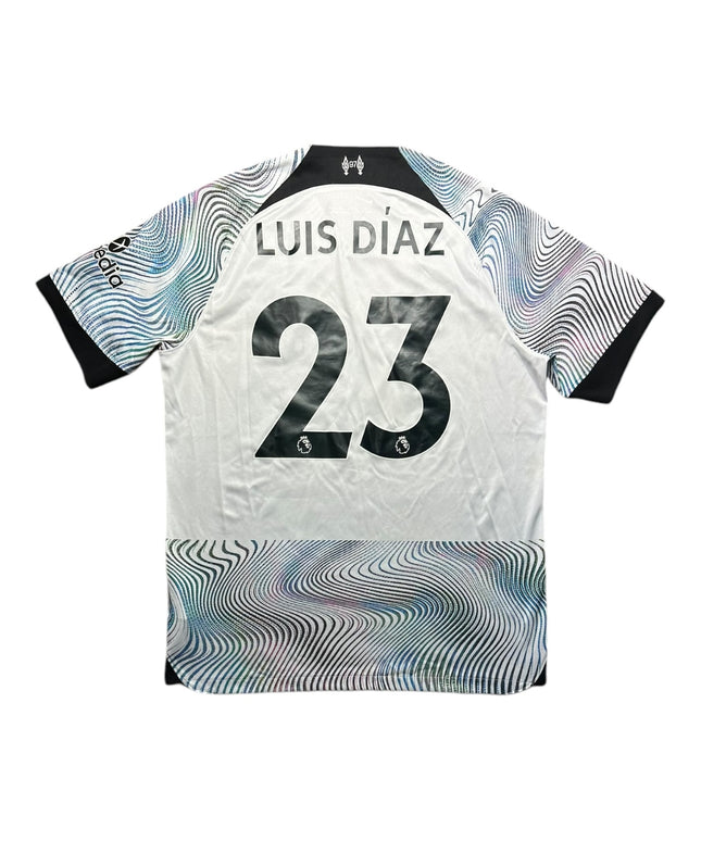 Liverpool Football Shirt 2022/2023 Away Luis Diaz 23 (L)