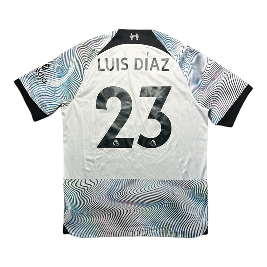 Liverpool Football Shirt 2022/2023 Away Luis Diaz 23 (L)