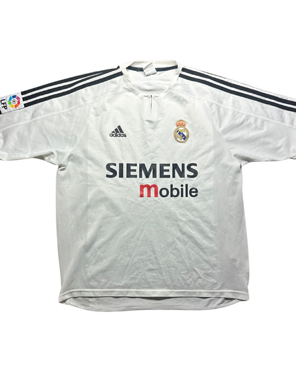Real Madrid 2003/2004 Home Football Shirt Zidane 5 (L)