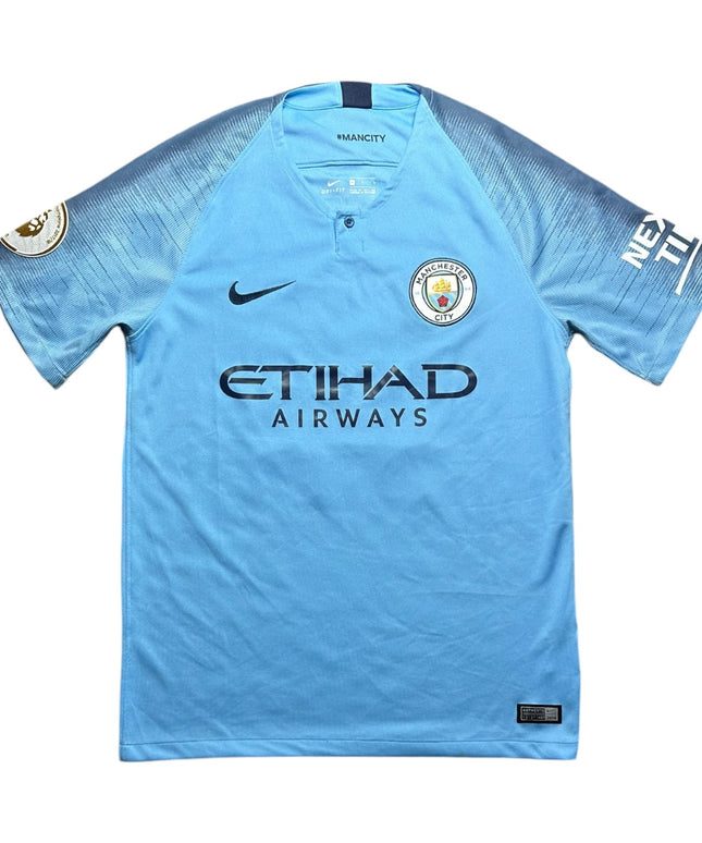 Manchester City Football Shirt 2018/2019 Home Kun Aguero 10 (M)