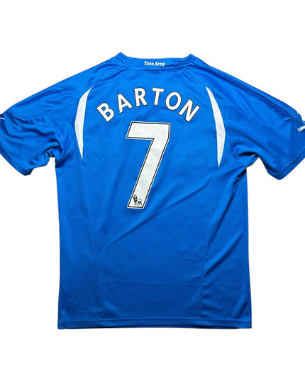 Newcastle Football Shirt 2010/2011 Away Barton 7 (M)