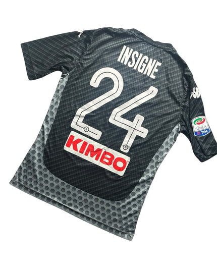 Napoli Football Shirt Away 2017/2018 Insigne 24 (L)
