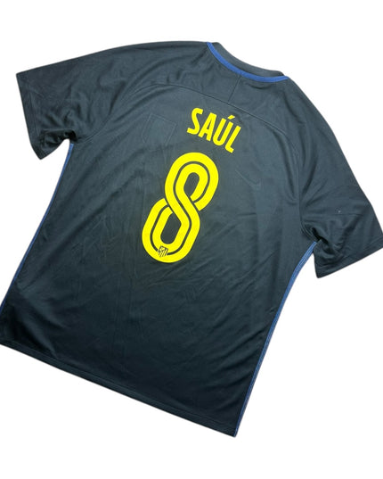 Atletico Madrid Football Shirt 2016/2017 Away Saul 8 (XL)