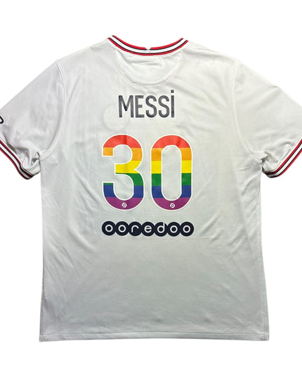 Paris Saint Germain Football Shirt 2022/2023 Limited Edition Fourth Shirt Messi 30 (XL)