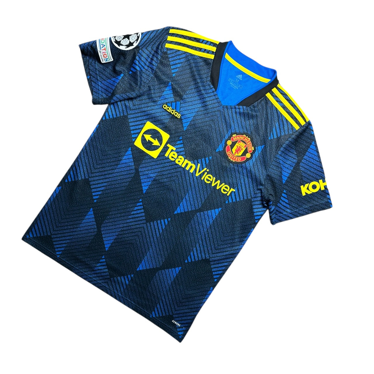 Manchester United Football Shirt 2021/2022 Third Ronaldo 7 UCL (M)