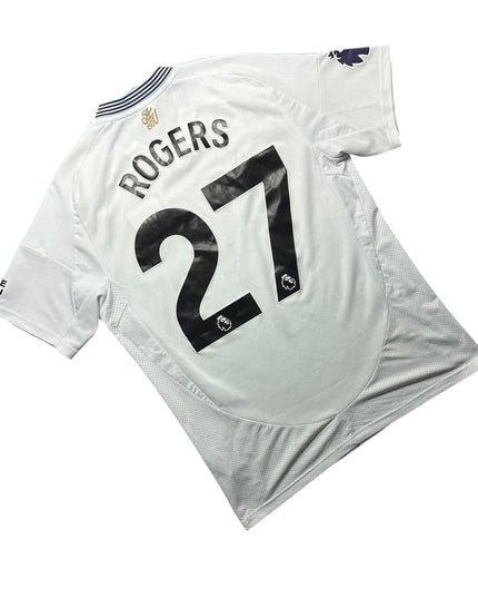 Aston Villa Football Shirt Away 2024/2025 Rogers 27 (M)