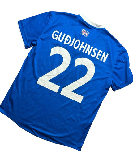 Iceland Football Shirt Hone 2016/2018 Gudjohnsen 22 (M)