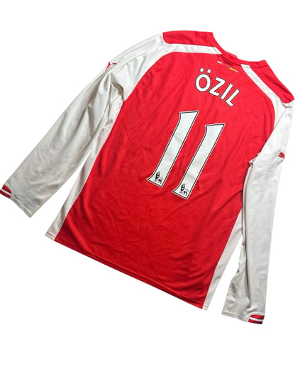 Arsenal Football Shirt Home 2014/2015 Ozil 11 L/S (L)