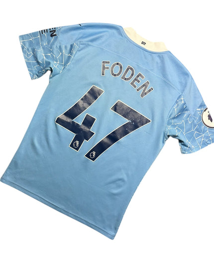Manchester City Football Shirt 2020/2021 Home Foden 47 (S)