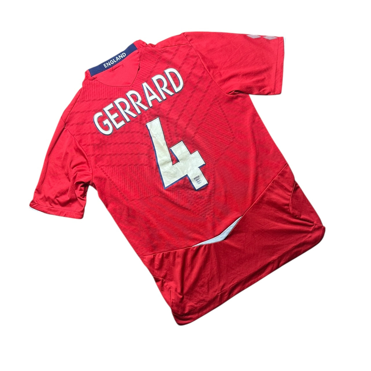 England Football Shirt Away 2008 Gerrard 4 (M)