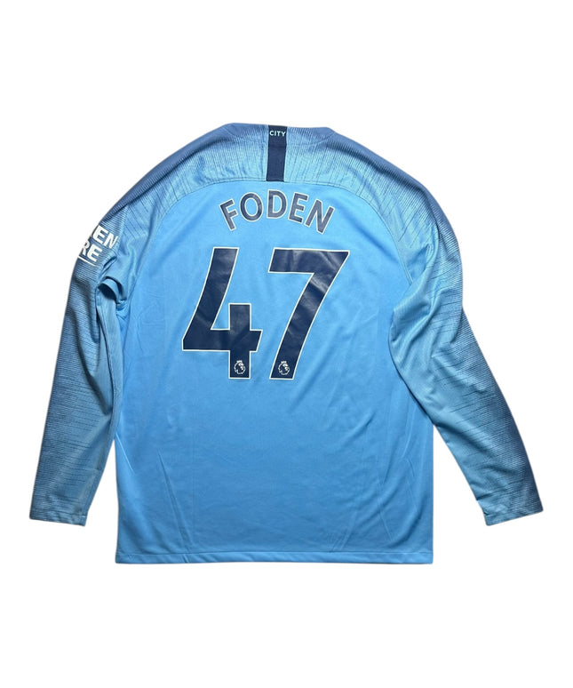 Manchester City Football Shirt 2018/2019 Home Foden 47 (XL)