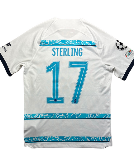 Chelsea 2022/2023 Away UCL Football Shirt Sterling (17)