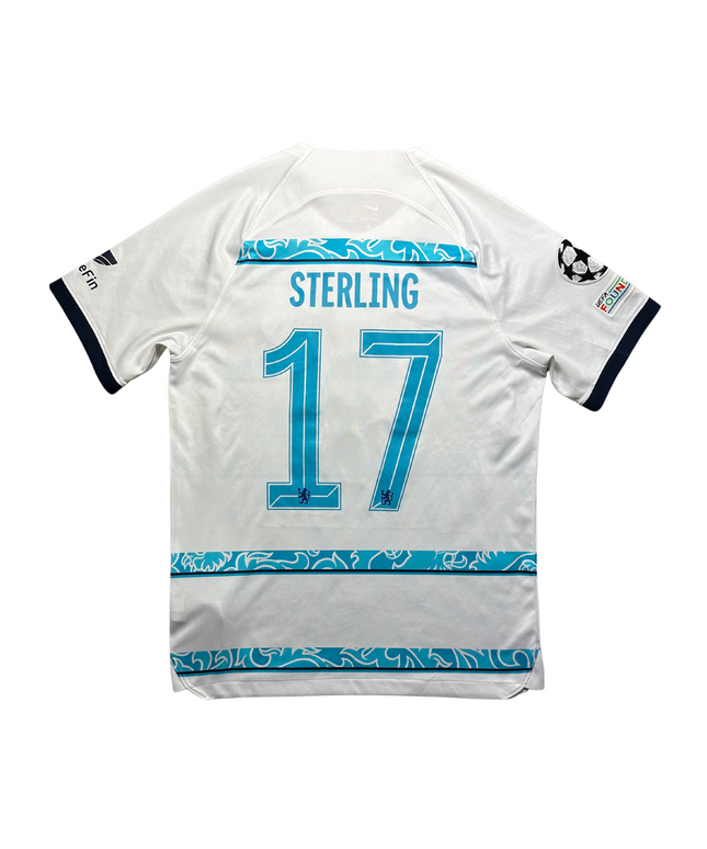 Chelsea 2022/2023 Away UCL Football Shirt Sterling (17)