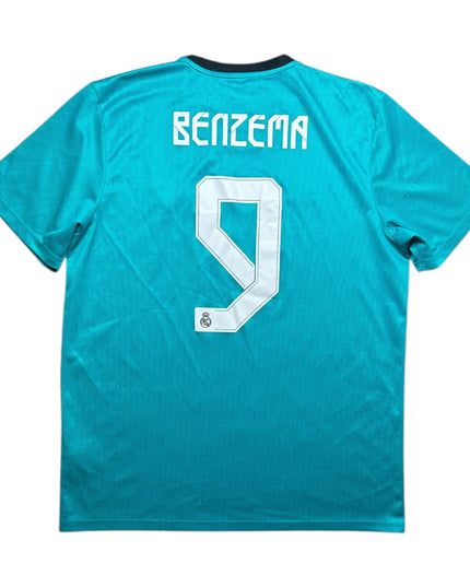 Real Madrid Football Shirt 2021/2022 Third Benzema 9 (XL)