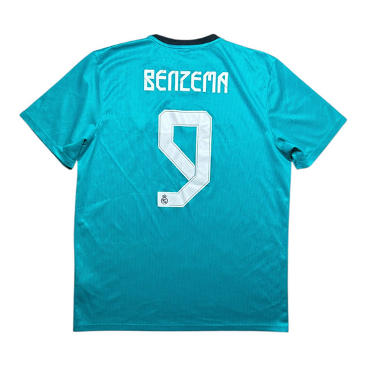 Real Madrid Football Shirt 2021/2022 Third Benzema 9 (XL)