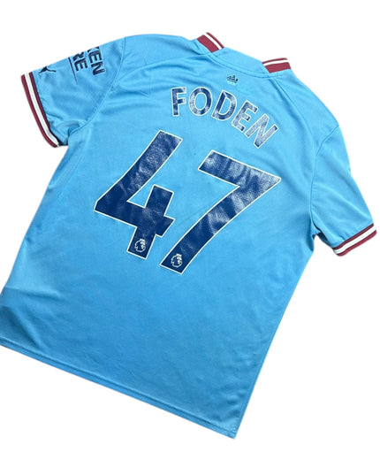 Manchester City Football Shirt 2022/2023 Home Foden 47 (One Size)