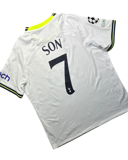 Tottenham Hotspur Football Shirt Home 2022/2023 Son 7 UCL (XL)