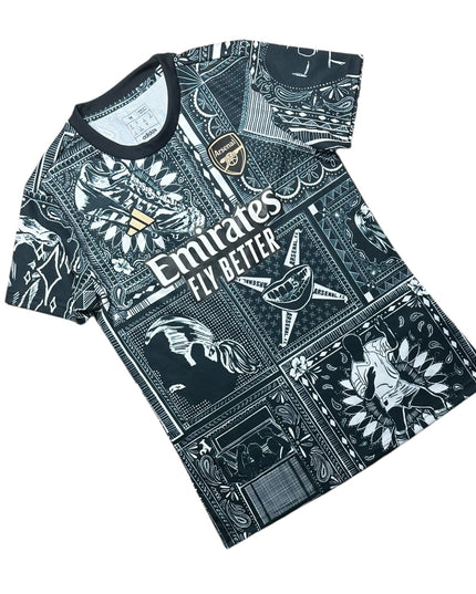 Arsenal Football Shirt X Ian Wright 2023/2024 Pre Match Ladies (M)