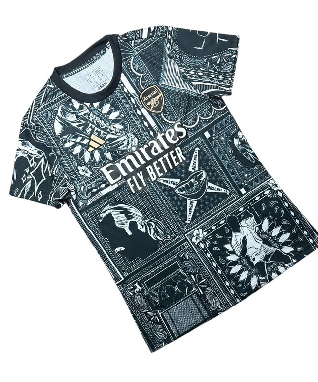 Arsenal Football Shirt X Ian Wright 2023/2024 Pre Match Ladies (M)