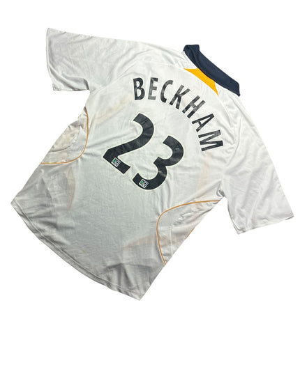 LA Galaxy Football Shirt Home 2008/2009 Beckham 23 (L)