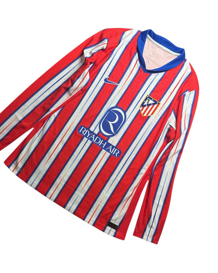 Atletico Madrid Football Shirt Home 2024/2025 Player Issue Long Sleeve (XL)