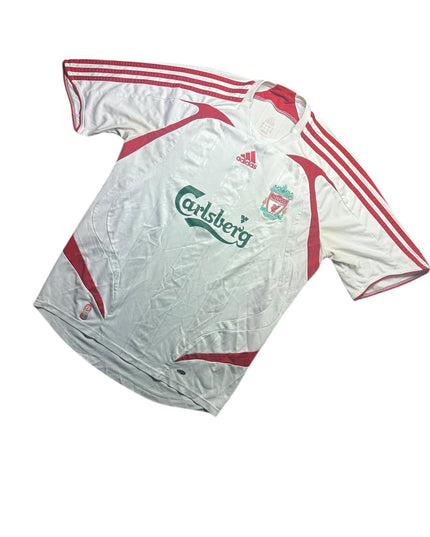 Liverpool Football Shirt Away 2007/2008 Gerrard 8 (L)