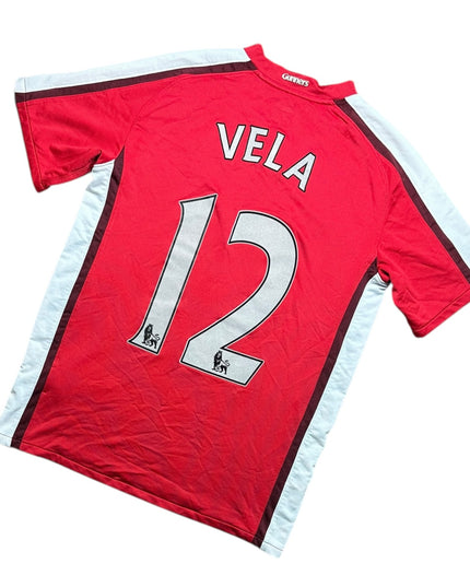 Arsenal Football Shirt 2008/2010 Home Vela 12 (S)