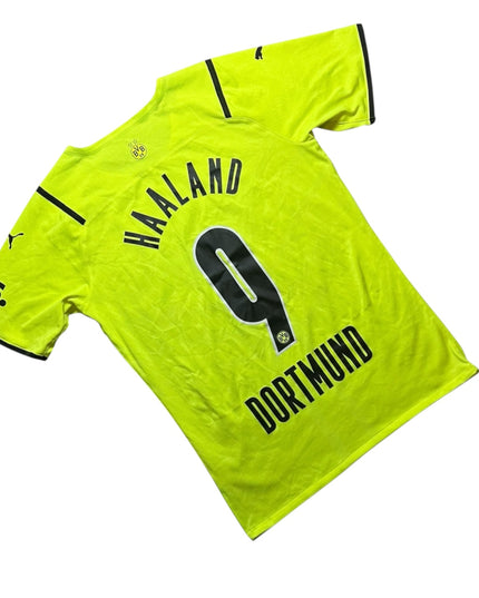 Borussia Dortmund Football Shirt Home European Player Issue Haaland 9 (M)
