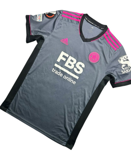 Leicester Football Shirt 2021/2022 Third Barnes 7 Europa League (M)