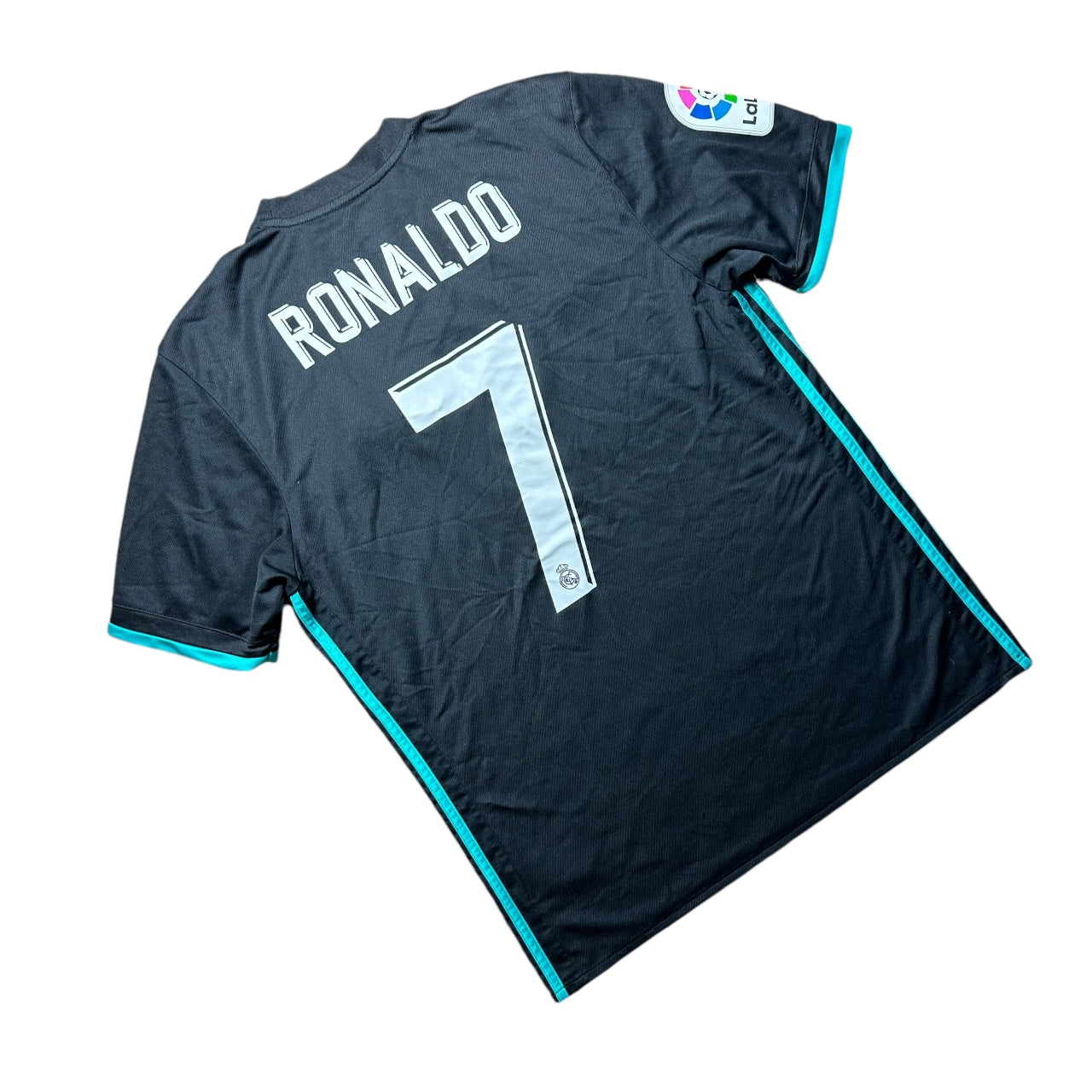 Real Madrid Football Shirt 2017/2018 Away Ronaldo 7 (L)